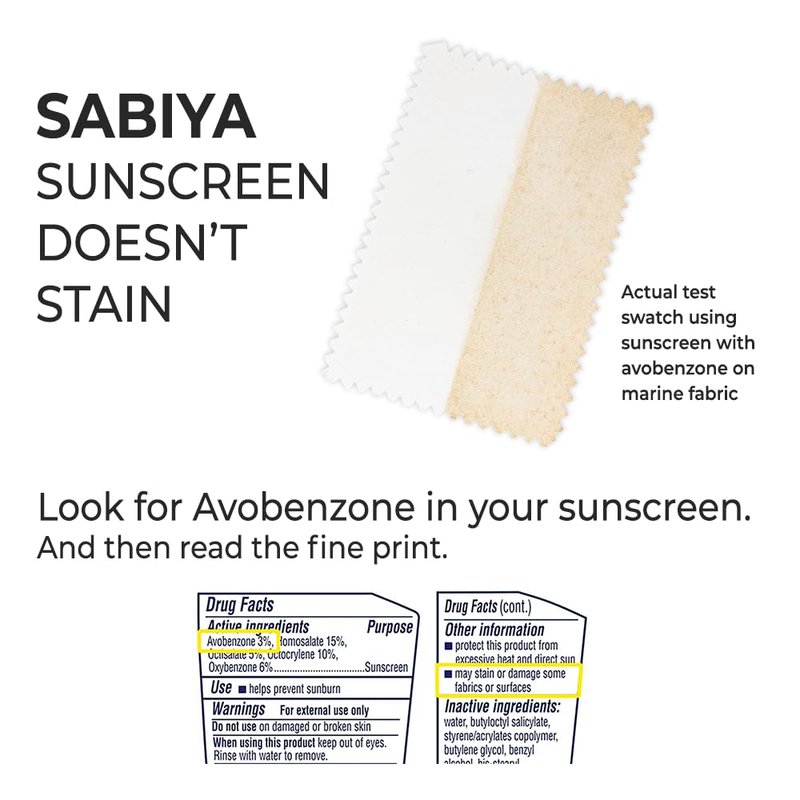 SABIYA In The Sun Mineral Sunscreen SPF 30, Broad Spectrum Zinc Oxide, Daily Sun Protection for Face and Body, Lightweight Formula with SeaSolution™, 3.4 oz