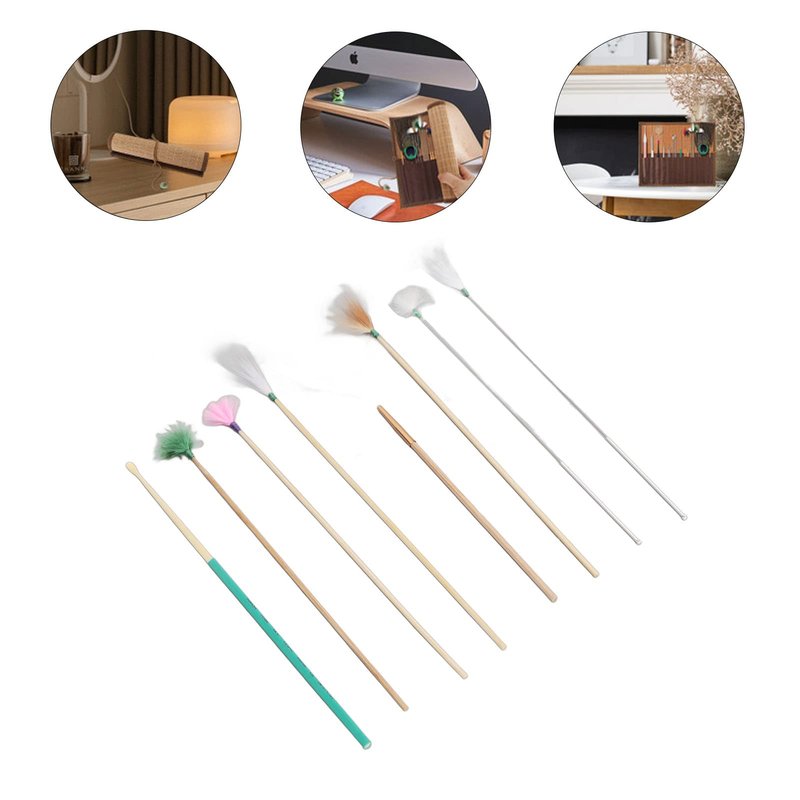 7pcs Ear Clean Kit – Bamboo Mat Ear Wax Removal & Massage Tool, Goose Ear Cleaner for Comfortable Hearing