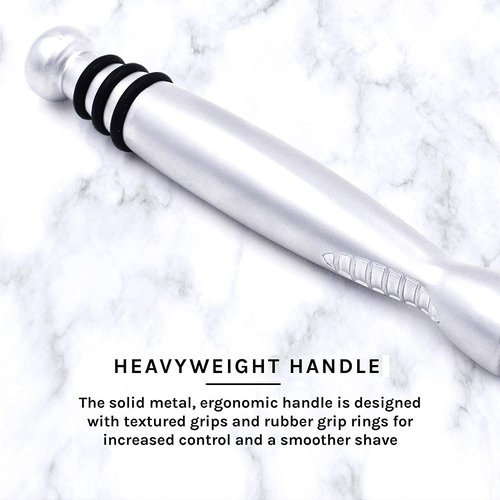 Taconic Shave, Gillette Sensor & Sensor Excel Compatible Heavyweight Triple Blade Pivot Head Razor, Includes 1 Preloaded Blade - Delivers a Smooth, Close & Comfortable Shave