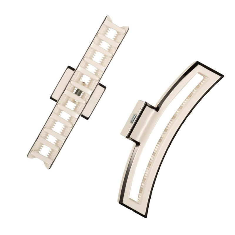 Goody Sport Forever SlideProof Claw Clips - 4 Ct | 2 Large for Thick Hair + 2 for Fine Hair, 3X Stronger Grip