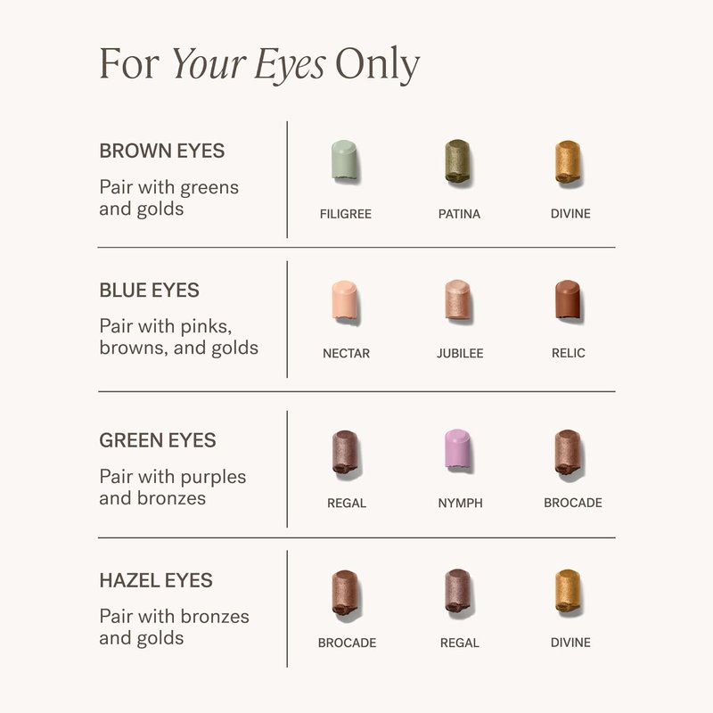 ILIA Eye Stylus Shadow Stick - Rich Blendable Pigment, Waterproof & Crease-Resistant | Vegan, Safe for Sensitive Eyes (Beam)