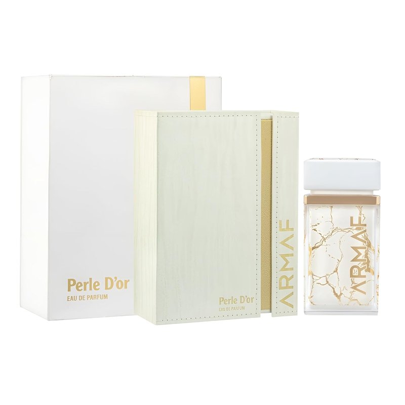 Armaf Perle D’Or Eau de Parfum Spray - Long-Lasting Sweet Woody Fragrance for Unisex | 2.5 Ounce / 75 ml