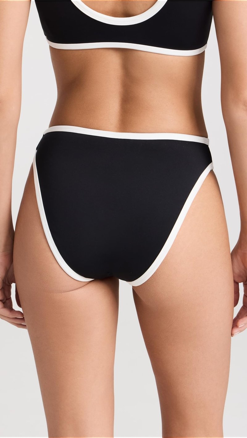 Good American Women's Better Bikini Bottoms, Black001, 4X