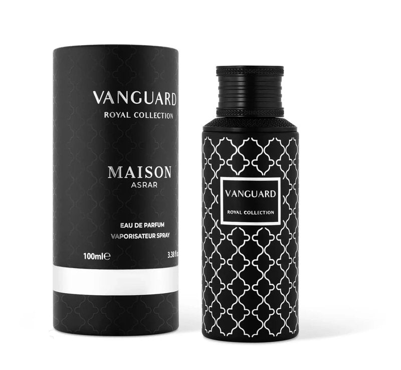 MAISON ASRAR Royal Collection Vanguard Eau de Parfum Spray Unisex Fragrance 3.3oz / 100ml