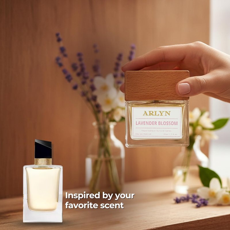 ARLYN Lavender Blossom Eau De Parfum Inspired by Y.S.L Li.b.re, Long-Lasting Perfume for Women, Vegan & Eco-Conscious with Clean Ingredients, Plum,Peach and Vanilla - 50ml / 1.7 oz