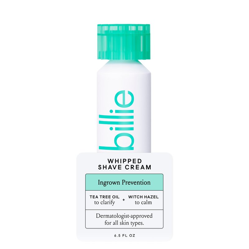 Billie Whipped Shave Cream, Ingrown-Prevention Formula, Witch Hazel, 6.5Fl Oz