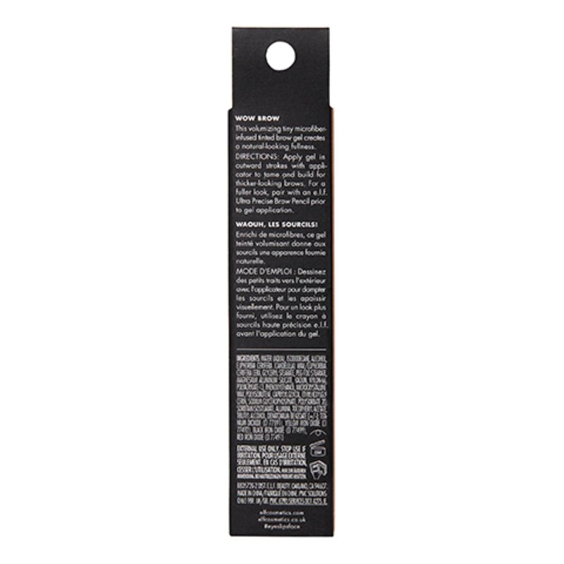 e.l.f. Cosmetics Wow Brow Gel, Taupe | Fiber-Infused | 0.12 Ounce | Pack of 2
