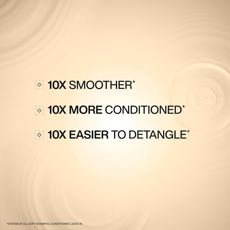 Redken All Soft Shampoo & Conditioner Set - Intense Softness & Shine for Dry Hair, 10.1 Fl Oz