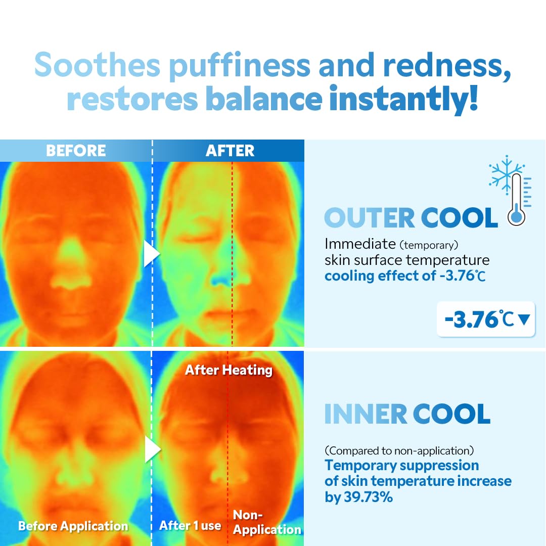 TIRTIR Ice-Cooling Icing Toner Pads | -3.76°C Instant Cool Down for Pore Reducing and Hydrating Korean Skincare (120 Units)