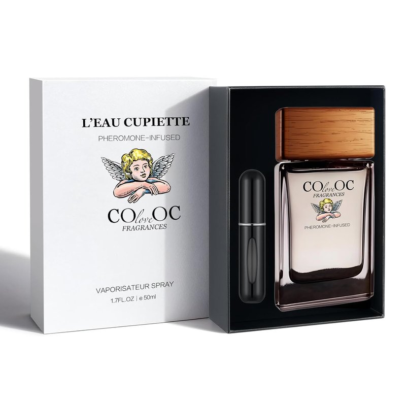 Pheromone Infused Cologne for Men - Spicy Woody Amber & Cinnamon Fragrance | Long-Lasting Men's Perfume
