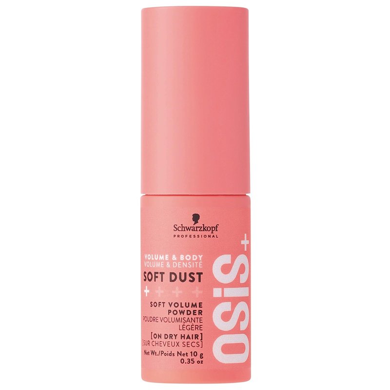 OSiS+ Soft Dust Volume Powder – Root Lift Dry Texture Spray – Lightweight Volumizing and Texturizing Powder for Fine to Medium Density Hair, 0.35 oz