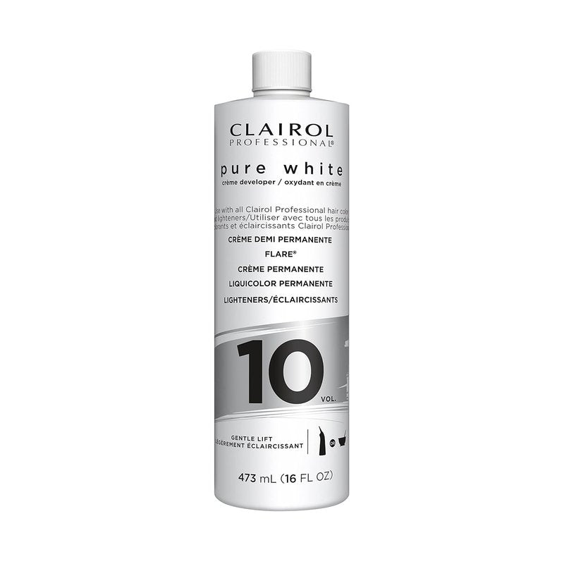 Clairol Professional Pure White 10 Volume Hair Developers for Lightening & Gray Coverage