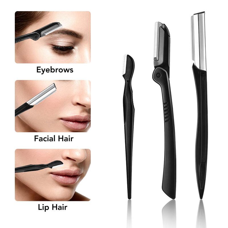 Eyebrow Kit, Multipurpose Exfoliating Dermaplaning Tool Face kits for Women Girl, Eyebrow Grooming Set (9 in 1)