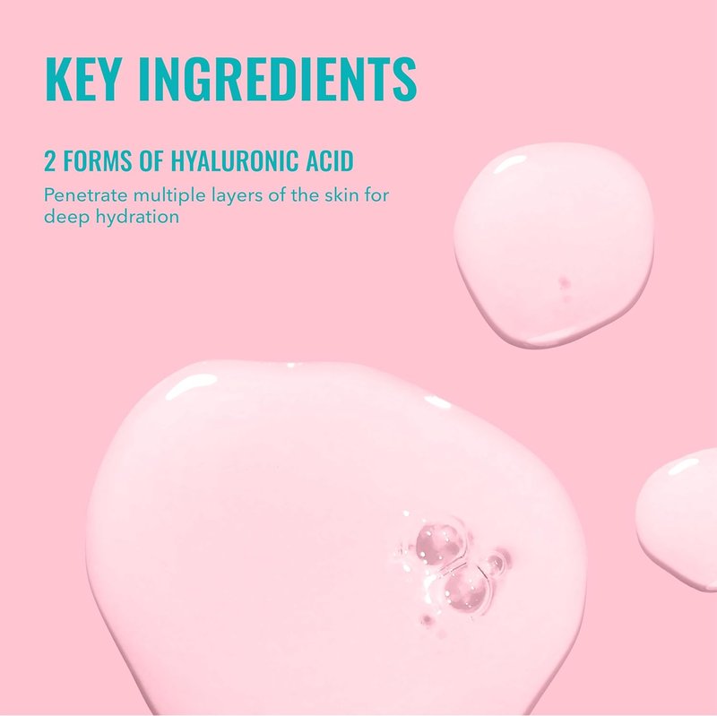 Hyaluronic Acid Serum - Ultra Hydrating 1% Formula for Plumper Skin | Non-Greasy Facial Moisturizer