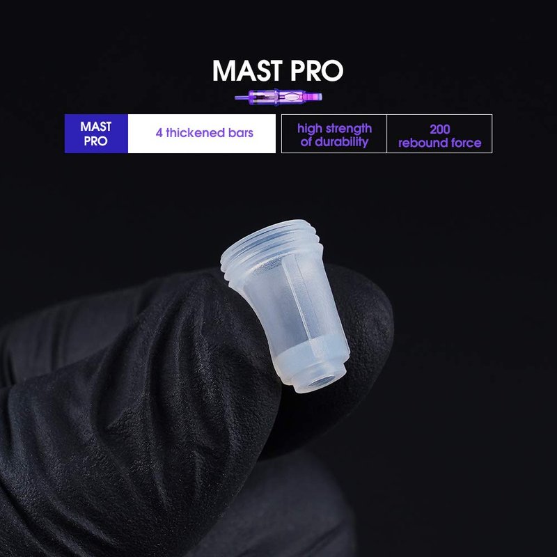 Mast Pro Tattoo Cartridges 20Pcs Disposable Needles Bugpin Round Liner 0805RL