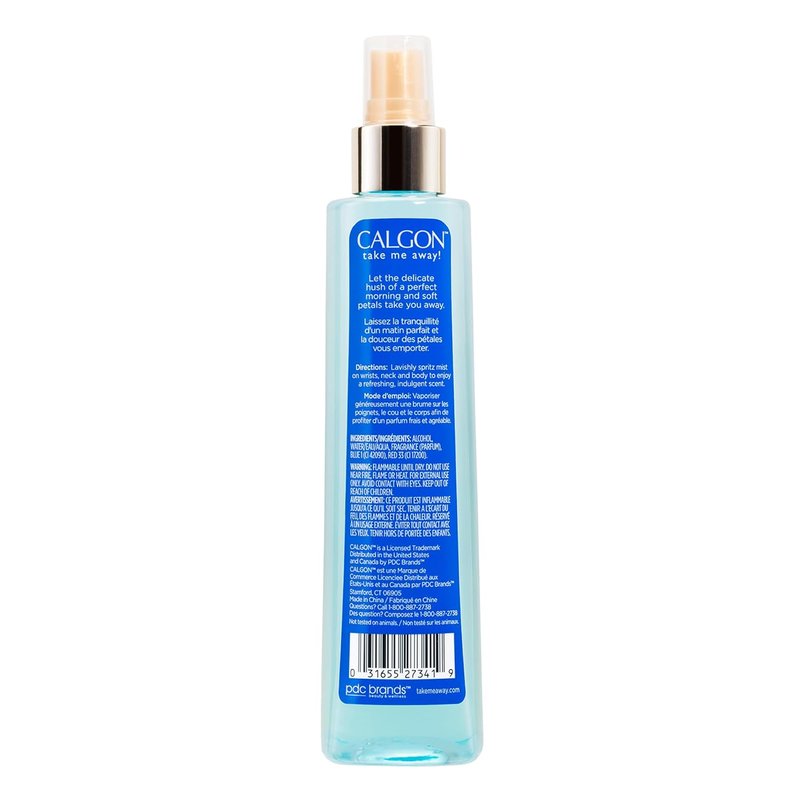 Calgon Morning Glory Fragrance Body Mist - Refreshing Scent | 8 Fl Oz