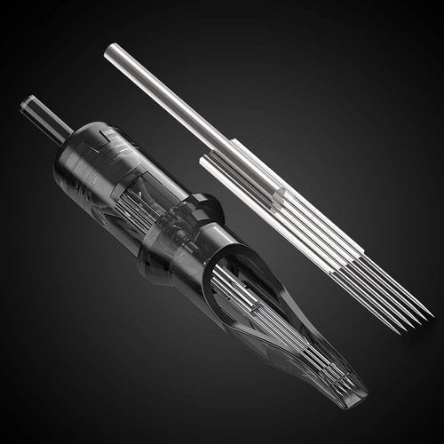 Romlon Tattoo Cartridge Needles - 80Pcs Disposable Mixed Sterilized Tattoo Needles Single Stack Magnum 1205M1 1207M1 1209M1 1211M1 Size for Tattoo Machine Tattoo Kit Tattoo Supplies