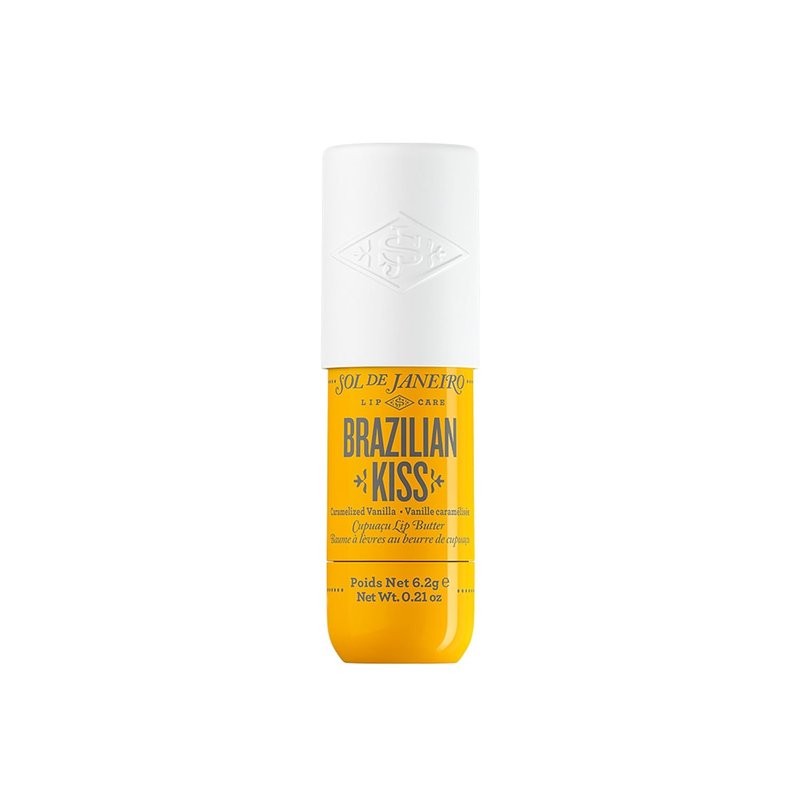 Brazilian Kiss Hydrating Lip Butter Balm - Vegan Vanilla Lip Balm for Soft, Smooth Lips