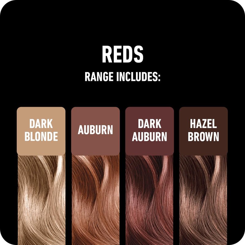 BOLDIFY Hairline Powder Sample Kit - Water-Resistant Root Touch-Up for Gray Coverage | 24-Hour Stain-Proof, Mess-Free Solution - Reds