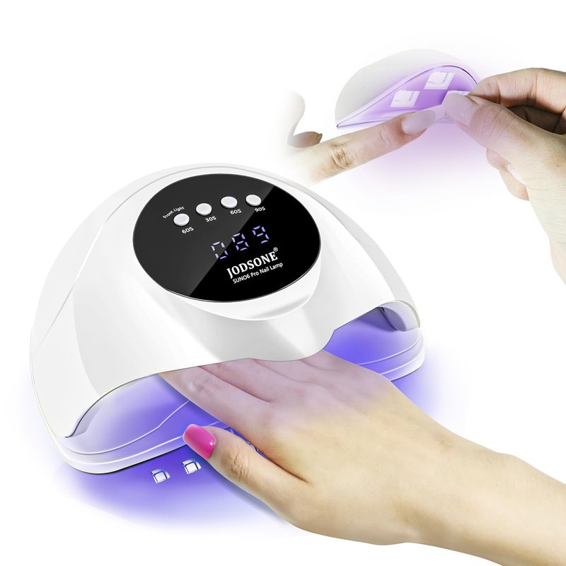 JODSONE U V LED Nail Lamp,2-in-1 Design for Nail Tip and Gel Nails Polish Fast Curing with 4 Timer Smart Sensor