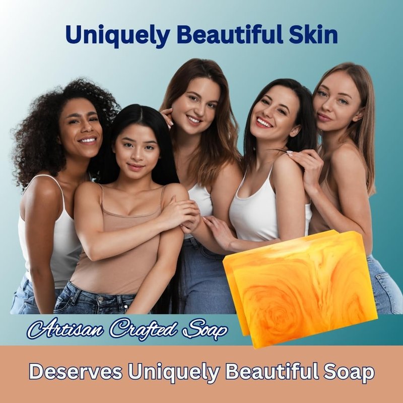 Honey Kojic Acid & Turmeric Soap - Dark Spot Remover with Vitamin C, E, Retinol | Unisex Soap Bar