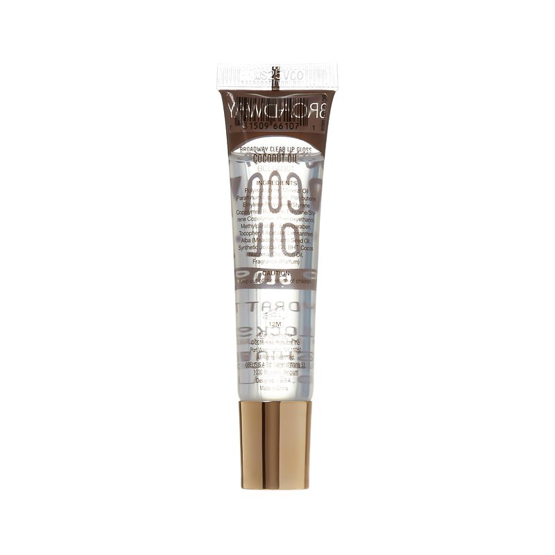 Ruby Kisses Broadway Vita-Lip Clear Lip Gloss (Coconut Oil 12 Pack), Ultra-Hydrating & Soothing Formula with Vitamin Oils, High-Shine Non-Sticky Finish, Healing Glossy Lip Balm Locks in Moisture