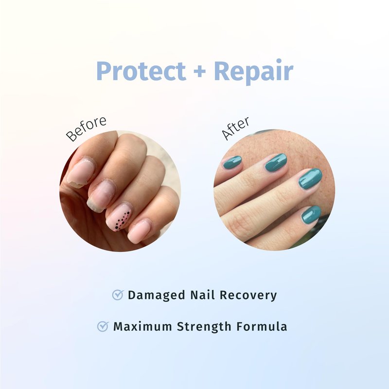Duri Rejuvacote 1 Nail Growth System - Maximum Strength Nail Strengthener for Damaged Nails from Gel, Acrylic Manicure | Grow Long Natural Fingernails Fast - Rejuvacare Nail Hardener - 0.45 fl. oz.