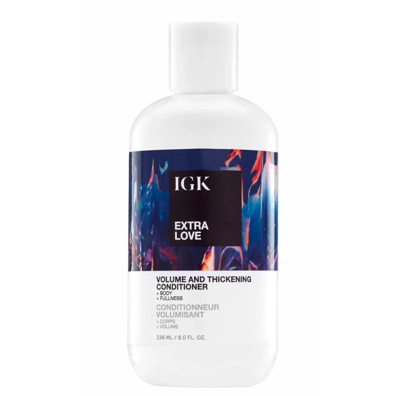 IGK EXTRA LOVE Volume & Thickening Conditioner | Lightweight + Supports Scalp + Balance Oil | Vegan + Cruelty Free |