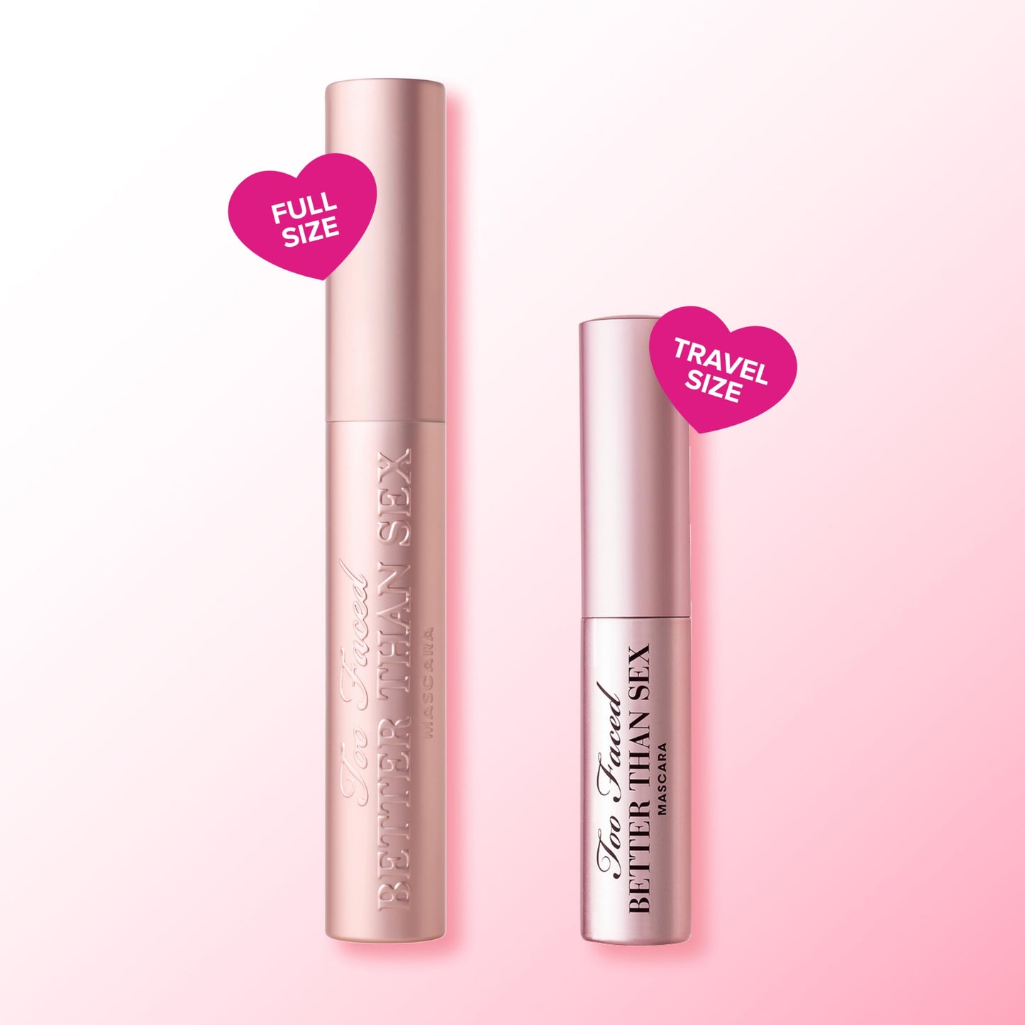 Too Faced Better Than Sex Volumizing Mascara | Dramatic Volume + Length | Cruelty Free, 0.27 Fl Oz, Black