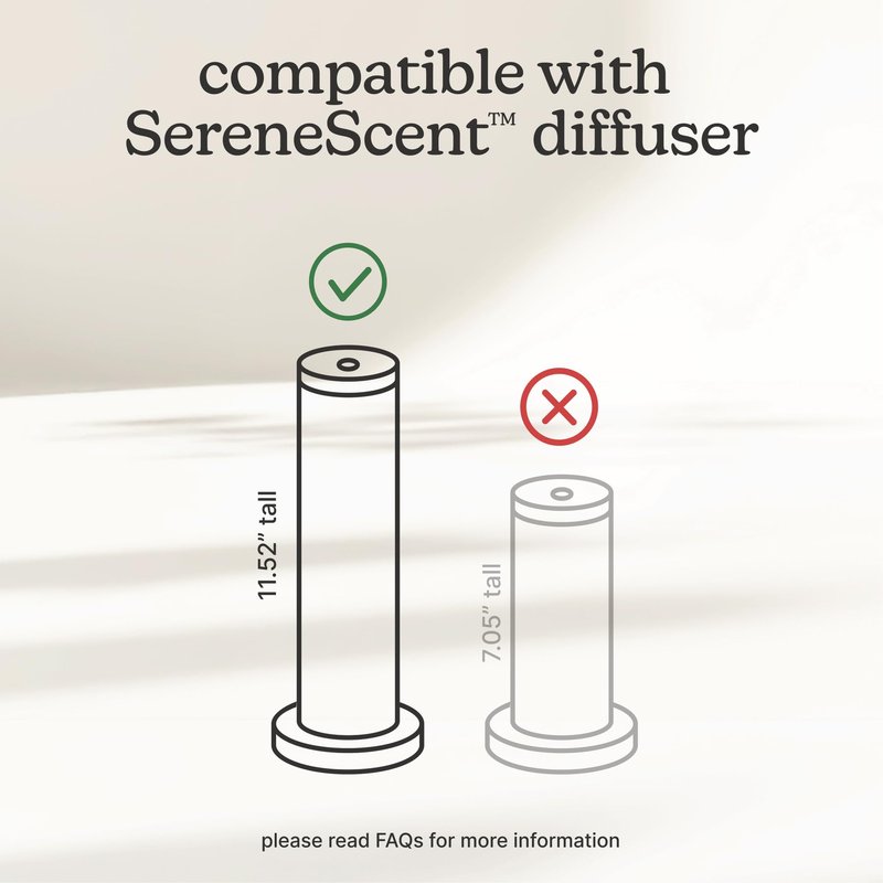 Homedics SereneScent Waterless Diffuser Oil Refill 3-Pack — Mandarin Basil, Miami Sunset, Vanilla Cedarwood (60ml ea). Clean, Safe, Natural. Compatible with SereneScent Diffusers