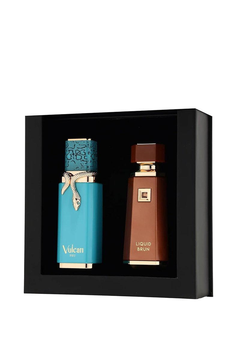 French Avenue Dusk Till Dawn Gift Set | Unisex Eau de Parfum Collection - 100ml Each, Vulcan Feu & Liquid Brun