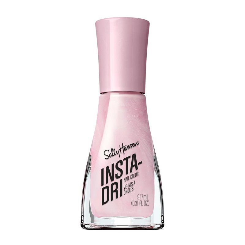 Sally Hansen Insta-Dri Nail Polish - Quick Dry, Long Lasting, Streak-Free Shine | Pearlized Rose Pink 60 Triple Thread