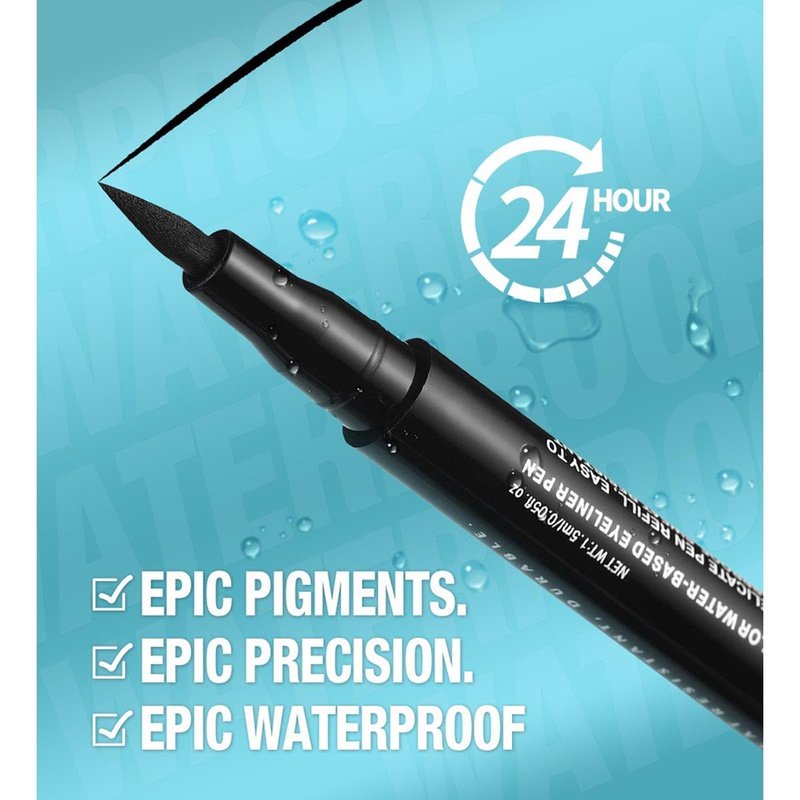 Skiennix Brown Liquid Eyeliner - Waterproof, Long-Lasting, Hypoallergenic & Smudgeproof (09#)