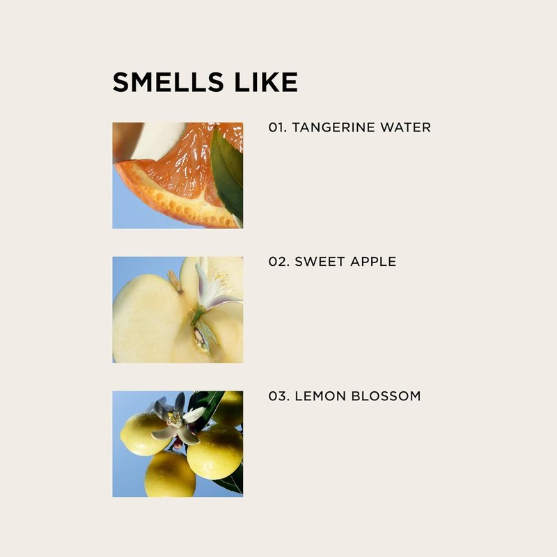 By Rosie Jane Body & Hair Perfume Mist (Birthday Suit) - Clean Hair & Body Mist for Women - With Notes of Tangerine Water, Sweet Apply & Lemon Blossom (115ml)