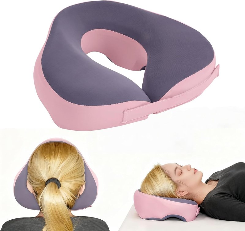 Skiennix Adjustable Face Down Pillow - Memory Foam Massage Cushion for Eye Surgery Recovery | Removable Cover
