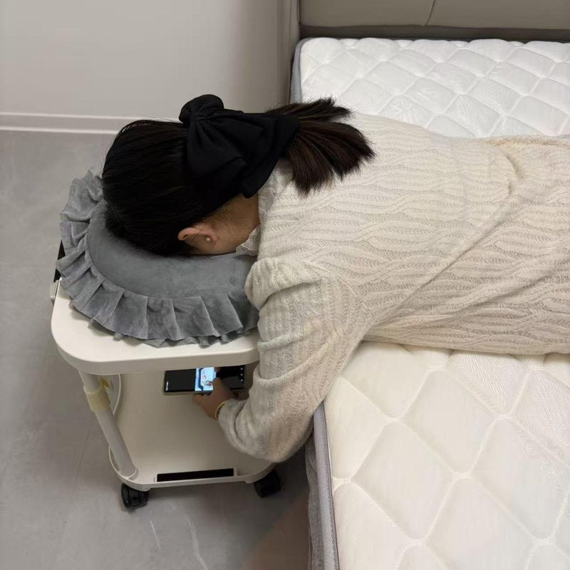 Nzxwrhb Massage Headrest for Bed Sofa, Adjustable Massage Face Cradle at Home, Portable Massage Table Kit for Sleeping Bed, Face Down Pillow After Eye Surgery