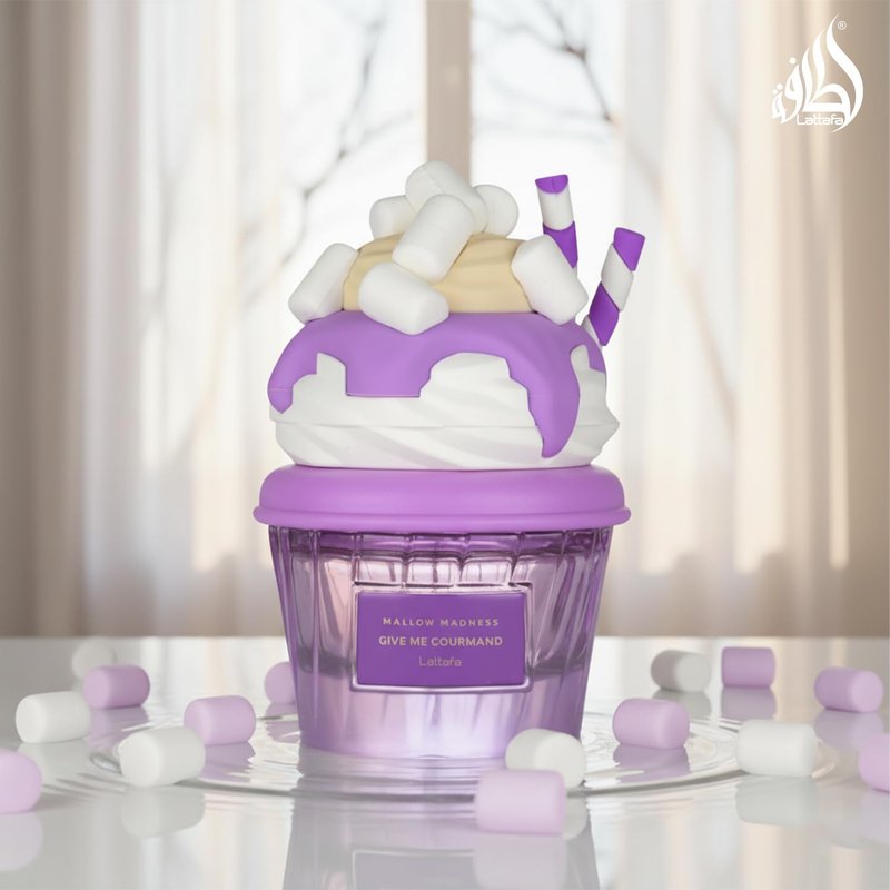 Lattafa Mallow Madness Eau de Parfum - Sweet Marshmallow & Vanilla Fragrance | 75ml Long-Lasting Spray