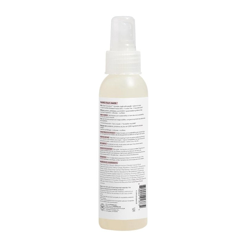Conditioning Hair Detangler Spray - Tear-Free Leave-In Conditioner | Hypoallergenic Almond, 4 fl oz (3-Pack)