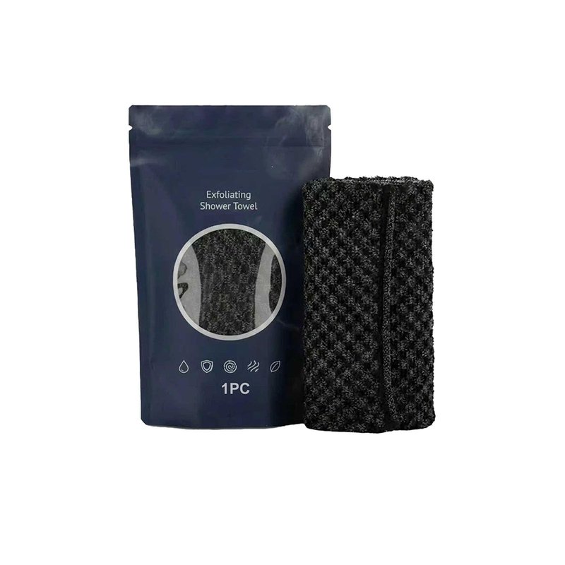 HCMISLZOSJ 2026 New Model,Exfoliating Shower Towel,2-in-1 Exfoliating Towel, Premium Scrub Wash Cloth for Body Face, Body Scrubber with 2 Sides for All Skin Types