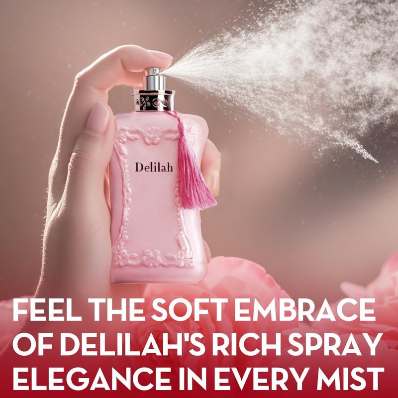 AFLUXE Women's Delilah Perfume Set Romantic Floral Scent Eau De Parfum Spray for Women 3.4 Fl Oz Each Bottle Daily Used Fragrance