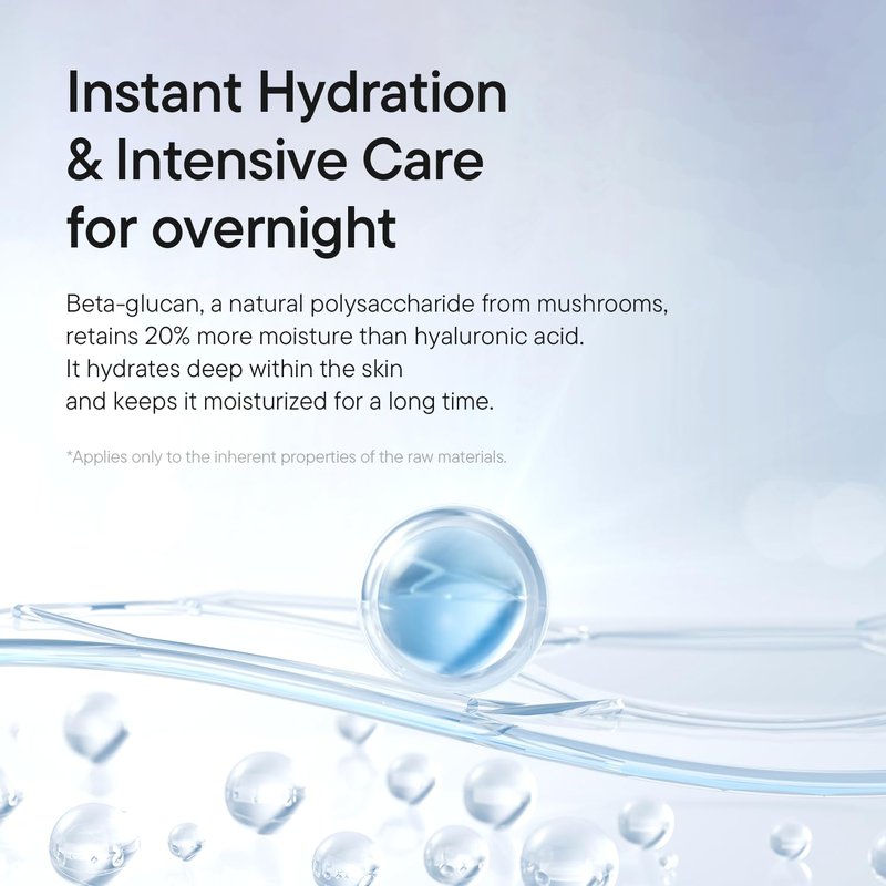 IUNIK Beta-Glucan Power Moisture Serum – Beta-Glucan & 7 Types of Peptides Deep Hydration Vegan Serum for Dry, Mature & Sensitive Skin, Korean Skincare, 50ml / 1.69 fl oz