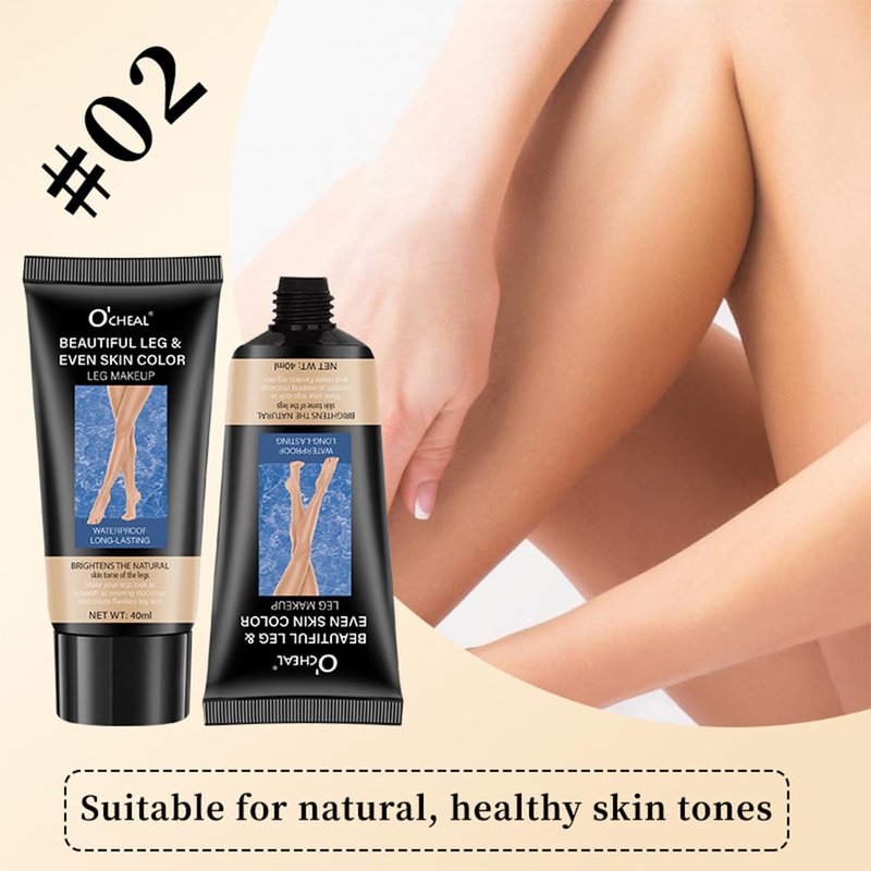 Leg Makeup - Waterproof No Transfer Vein Concealer for Varicose Veins & Scars | 2PCS