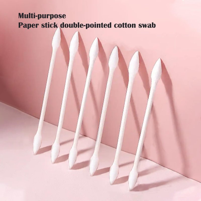 Pointed Cotton Buds,Precision cotton swabs for Personal care, Makeup, Cleaning 300pcs