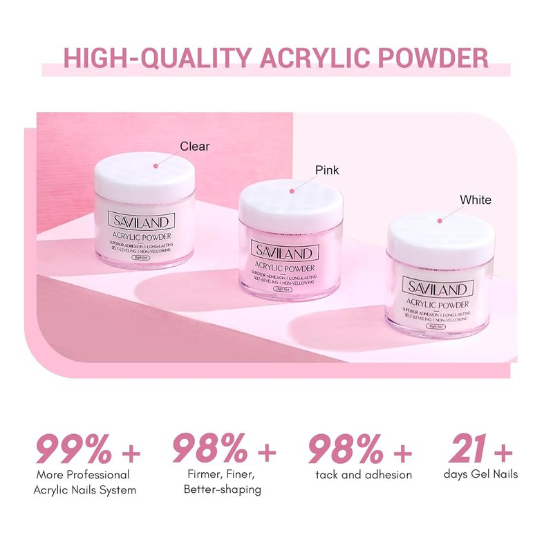 Acrylic Nail Kit - Complete Set with Nail Drill, Brushes & Gel Polish | Perfect for Starters & DIY Nail Art