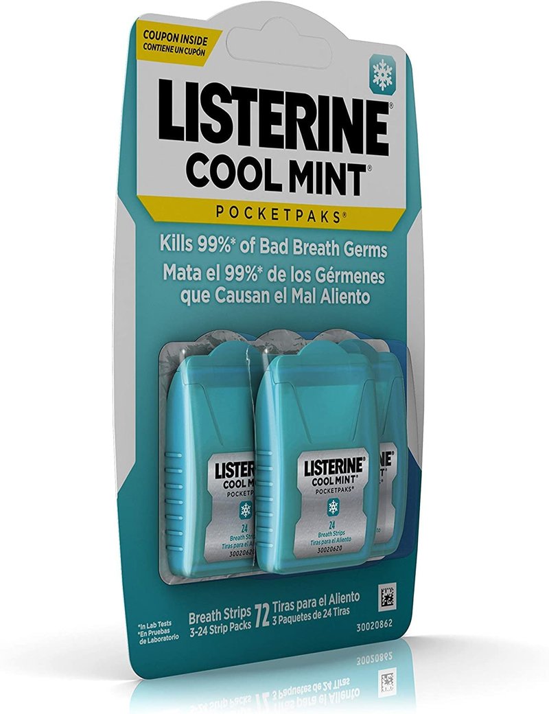 Listerine Cool Mint Pocketpaks, 24 count (pack of 6)