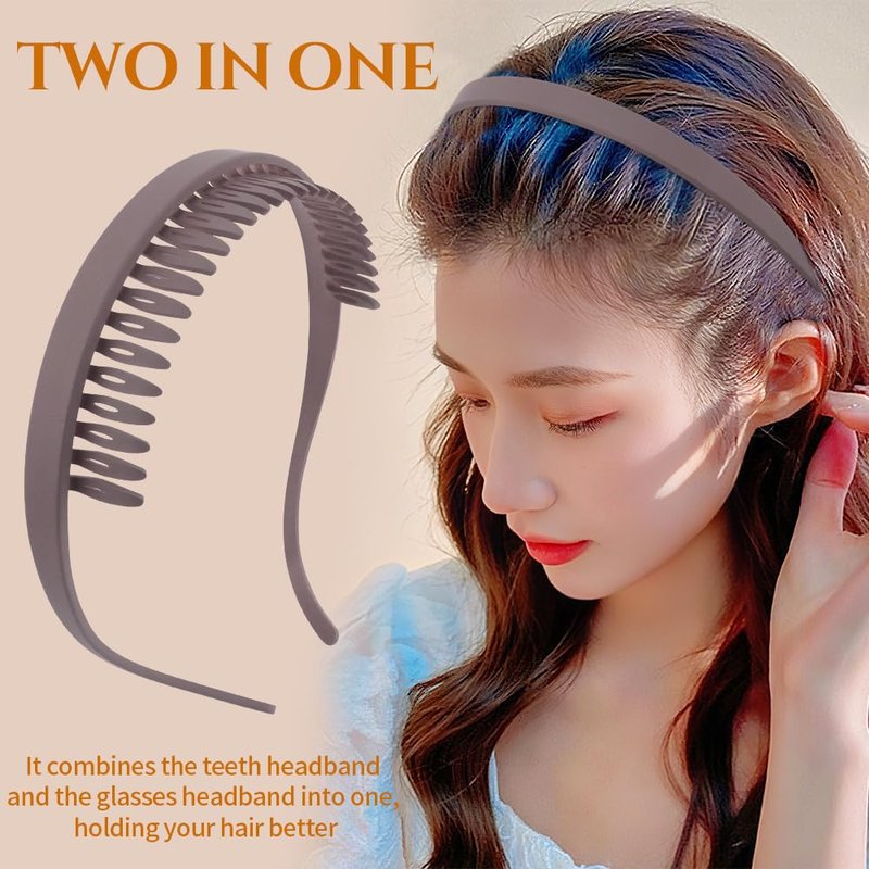 Comfortable Headbands for Women | No Headache Non-Slip Design for Glasses Wearers - Ideal for Medium Thick Hair
