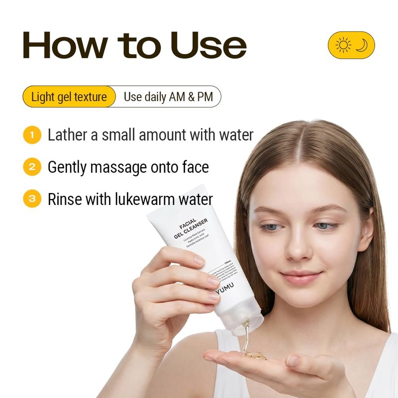 Licorice Deep Pore Facial Cleanser - Hydrating Gel with Centella Asiatica & Ceramide NP | 150ml/5.07 fl. oz.