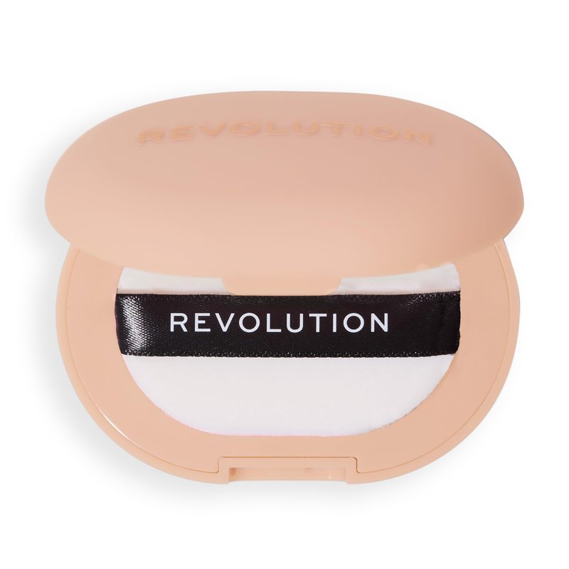 Revolution, Powder Pops Instant Blur Setting Powder, Talc-Free, Controls Shine with Smooth & Blurring Finish, Vegan & Cruelty-Free, Peach
