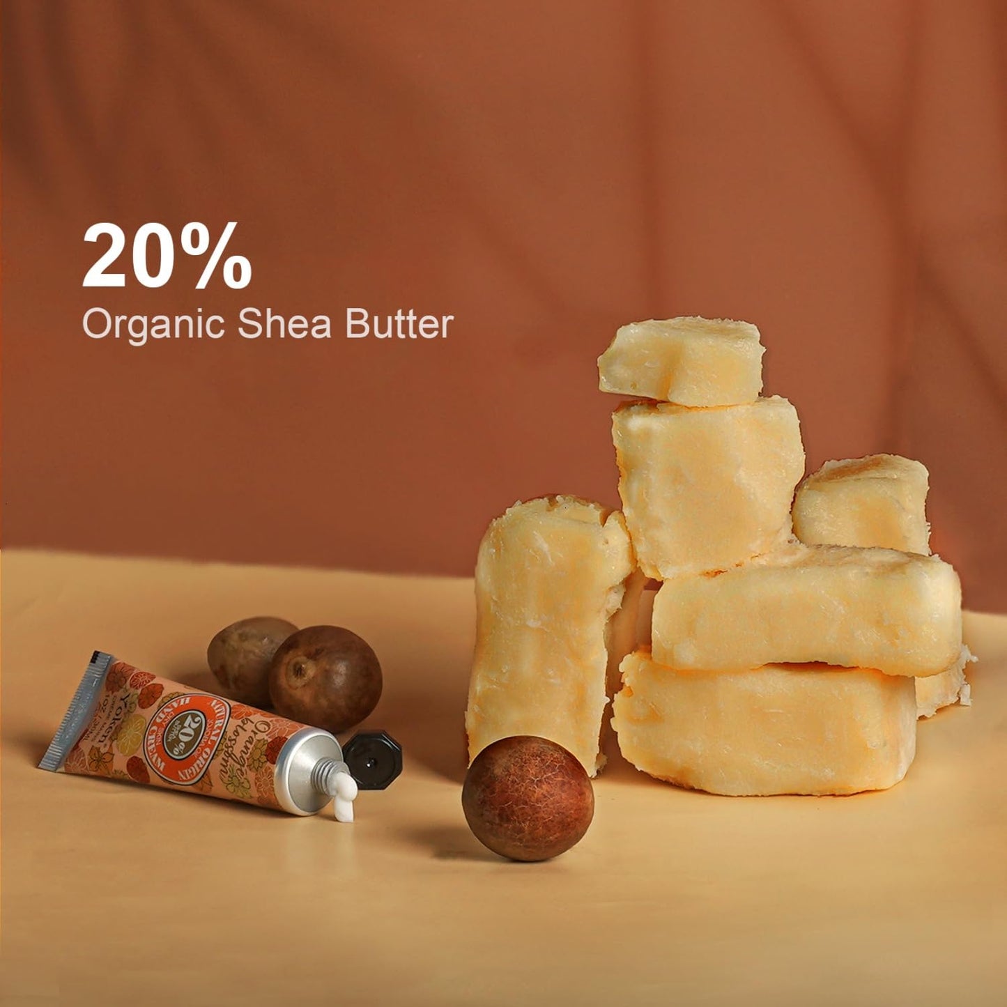 Yoken 20% Shea Butter Hand Cream Gift Set - Nourishing Moisturizer for Dry Hands | 6-Piece Tin Set in Almond, Citrus Verbena & Floral Scents, 6 x 1 OZ