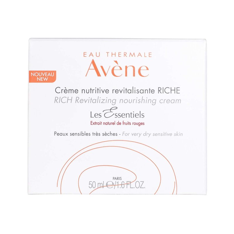 Avène Revitalizing Nourishing Cream - Ultra Hydrating Face Moisturizer | Non-Comedogenic, 1.6 Fl Oz